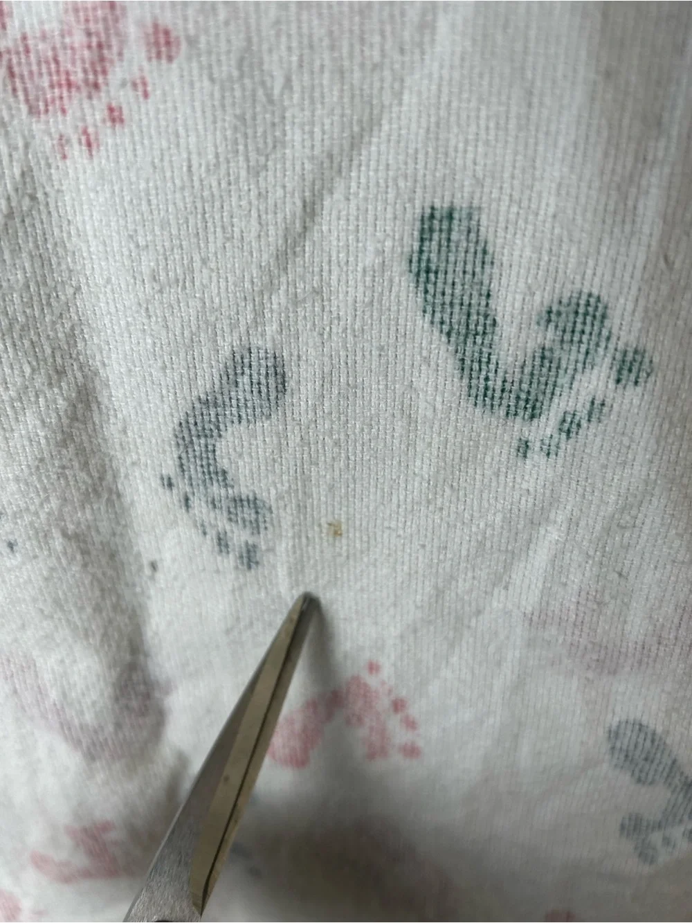 Standard Textile Footprints Hospital Baby Receiving Blanket Flannel Pink Blue